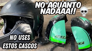 Puse a Prueba la resistencia de Casco ITALIKA y KOV NO USES ESTOS CASCOS ☠️ [upl. by Ahsilra]