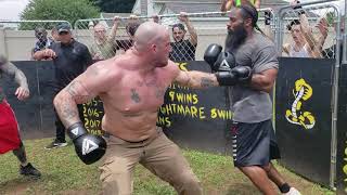 SKINHEAD vs STREET FIGHTER PRISON BEEF DIRTIEST HEAVY WEIGHT KO [upl. by Gibert864]