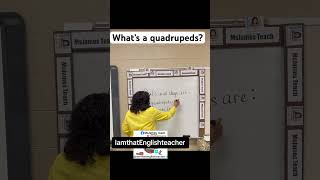 What are Quadrupeds rootwordvocabulary studying grammareducator rootword [upl. by Norbel]