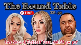 THE ROUND TABLE EP 55 TRENDING TOPICS LIVE PANEL CONVERSATION youtube new live trending [upl. by Koblick]