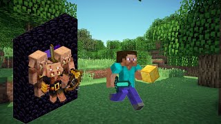 MINECRAFT PE SURVIVAL SERIES PART9 I loot a bastion [upl. by Amsden]