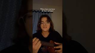 Sappho by FrankieCosmosBand singingshort cover lgbt queer indiecover singing ukulele [upl. by Yttap153]