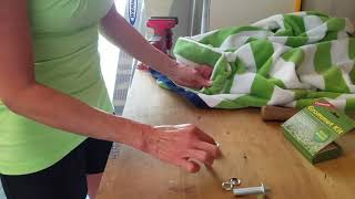 How To Put a Grommet On a Towel [upl. by Theall]