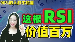 股票美股RSI这根RSI价值百万，90的投资者都不知道RSI可以这样捉暴涨 [upl. by Giralda]