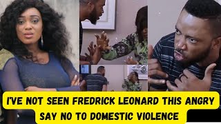 OMG😳Fredrick Leonard FÎGHTS WITH HIS WIFE BEAT HER BLUEamp BLACK Peggy Ovire in SHÓCK VIOLENCE😭 [upl. by Gatias394]