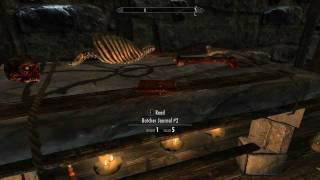 TES V  Skyrim  Walkthrough  The Golden Claw HD [upl. by Gnues]