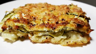 GRATIN DE RAVIOLES COURGETTES facile et rapide [upl. by Llehcam]