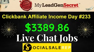 My Lead Gen Secret  Clickbank  Social Sale Rep Day 233 [upl. by Dorman]