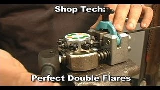 How To Double Flare Brake Lines Perfectly With Eastwood Double Flare Tool V8TV Video [upl. by Yves]