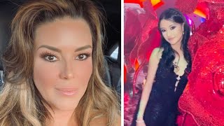 ¡Por todo lo alto Así fue la fiesta de los 15 años de Dinorah hija de Alicia Machado😱 [upl. by Atiran]