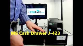 Cash Drawer Review MS Cash Drawer J423Printer Driven Electronic Best in Class [upl. by Aihsot]