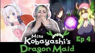 ADORABLE KANNA  Miss Kobayashis Dragon Maid S1 E4 REACTION  Zamber Reacts [upl. by Kristel671]