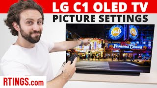 LG C1 OLED  TV Picture Settings [upl. by Bowers]