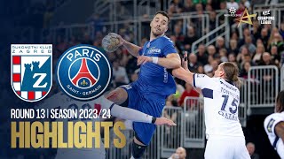 HC Zagreb vs Paris SaintGermain Handball  Round 13  EHF Champions League Men 202324 [upl. by Triley]