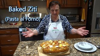 Italian Grandma Makes Baked ZitiRigatoni Pasta al Forno [upl. by Ojybbob]