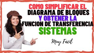 Como Simplificar el diagrama de bloques y como obtener la funcion de transferencia de un circuito [upl. by Stearns]