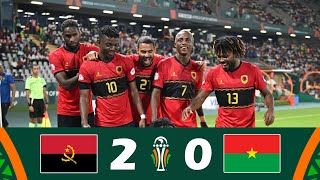 Angola contre Burkina Faso 20  Coupe dAfrique des Nations 2023  Résumé du Match [upl. by Daune649]