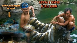 Camping  SPEARFISHING  tidur di pinggir sungai  ikan disini babon babon  part2 [upl. by Vivianna]