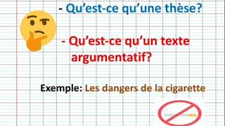 Le texte argumentatif une explication claire et facile de A à Z [upl. by Nymsaj79]