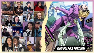 quotFind Polpos FortunequotJojo Bizarre Adventure Golden Wind Episode 05 REACTION MASHUP [upl. by Seaden118]