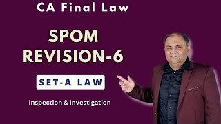 Lect6Corporate amp Economic Law Revision SPOM  inspection amp investigation  CA Amit Popli [upl. by Whitson]