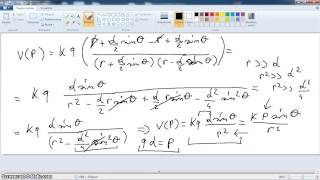 Videolezione fisica 2 parte 20dipolo elettrico parte 5 [upl. by Pius502]