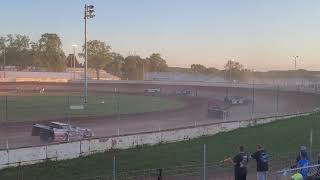 World of Outlaws Outagamie Speedway Heat 2 [upl. by Katrinka]