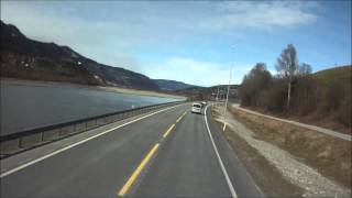 Driving from Oslo to Trondheim on E6 part 2 of 4 [upl. by Anirroc]