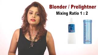 Color Theory Part5 How To Use Blonder  Stages Of BlonderBy Sam Maam Tutorial In Hindi [upl. by Scever]