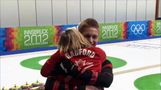 Canada claim third place  Innsbruck 2012 Mixed Curling [upl. by Lukey]