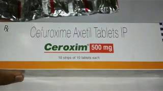 Ceroxim 500 Tablets  Composition Side Effects and Uses [upl. by Spindell]