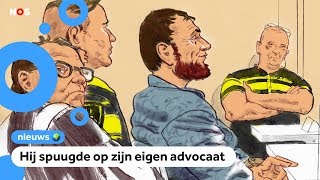 Grote rechtszaak tegen de man van de aanslag in de tram [upl. by Kailey830]