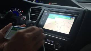 2015 civic gps via honda link [upl. by Eerol]