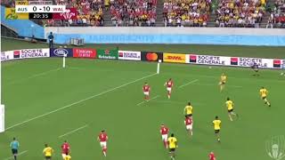 GARETH DAVIES’ AMAZING TRY VS AUSTRALIA [upl. by Lail]