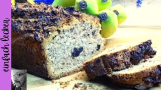 Bananen Brot  DIY schnell selber backen [upl. by Acitel]