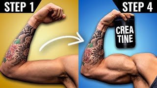 The BEST Way To Use Creatine For Muscle Growth 4 STEPS [upl. by Ezirtaeb644]