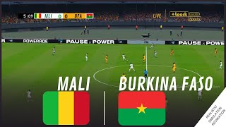 MALI  BURKINA FASO  Coupe dAfrique des nations 2023  Simulation de jeu vidéo [upl. by Orabelle]