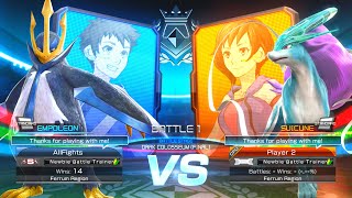 Empoleon vs Suicune  Pokkén Tournament DX [upl. by Ehttam]