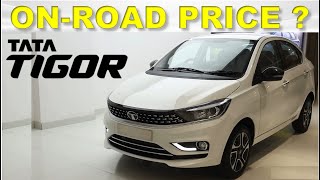 Tata Tigor ON ROAD PRICE in 2022  Tata Tigor iCNG  tata tigor XZ 2022 [upl. by Enisamoht]