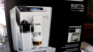 Delonghi Eletta Cappuccino Top Coffee Machine purchased during Covid 19 lockdownfor working at home [upl. by Bounds929]