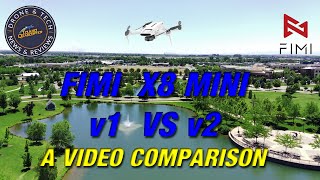 Fimi X8 Mini v1 and v2  An Informal Comparison Flight [upl. by Idalla]