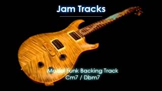 Modal Funk Guitar Backing Track Cm7Dbm7 [upl. by Airod478]