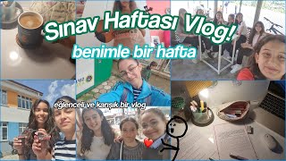 Sınav Haftası Vlog 🌟Benimle Bir Hafta Geçirin  Karışık Bir Vlog 🌸 [upl. by Eninej]