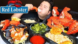 Red Lobster • Ultimate Seafood Feast • MUKBANG [upl. by Conni]