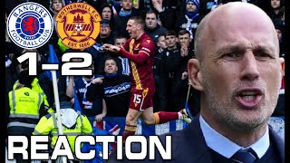 GERS MELTDOWN FANS REACT TO RANGERS LOSING AT IBROX AGAINST MOTHERWELL RANGERS SPFL [upl. by Cecile290]