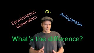 Spontaneous Generation vs Abiogenesis Whats the difference [upl. by Boggers]