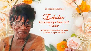 Celebrating The Life of Eulalie Gwendolyn Worrell [upl. by Kline]