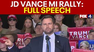 JD Vance in Michigan FULL SPEECH [upl. by Astrea]