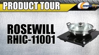 Newegg TV Rosewill RHIC11001 Induction cooker with Stainless steel pot Product Tour [upl. by Seagrave]