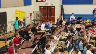 quotSamba La Bambaquot Tidwell Middle School 6th Beginner Percussion 121317 [upl. by Kcirdle]